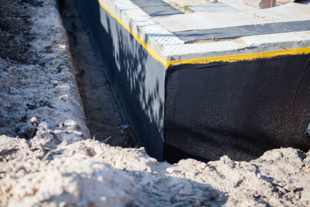 Residential Interior Drainage System installation at a McCalla, AL home by SJ Waterproofing Pros